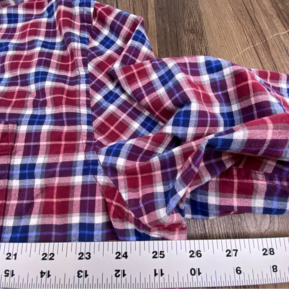 Old Navy Men’s Shirt 2XL Tall Long Sleeve Button Down Plaid Flannel Soft - Picture 6 of 9